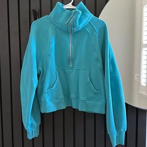 Lululemon Scuba Oversized Funnel Neck Half Zip M/L